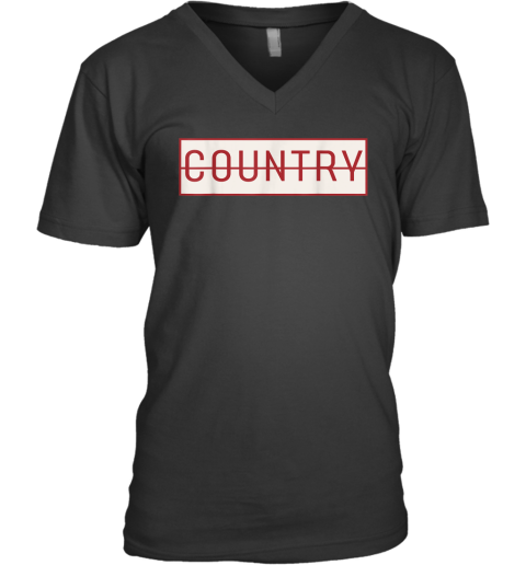Country Sakamoto V Neck T Shirt
