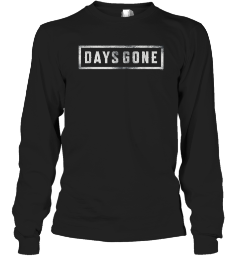 Days Gone Iconic Distressed Big Chest Logo Long Sleeve T Shirt