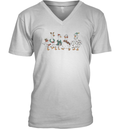 Christmas Silly Goose V Neck T Shirt