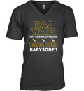 Das Wars Mit Der Nachtruhe Papa 2025 Babysode 1 V Neck T Shirt