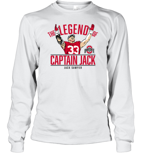 Captain Jack Sawyer The Legend Of Ohio State Long Sleeve T Shirt