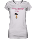 Donald Trump Is A Racist Women039S V Neck T Shirt