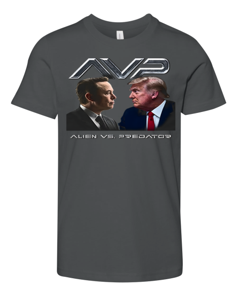 Avp Alien Vs Predator Trump Vs Elon Premium Youth T Shirt