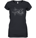 Dino Soar Women039S V Neck T Shirt