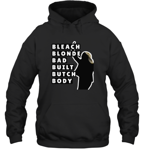 Bleach Blonde Bad Built Butch Body Jasmine Crockett Hoodie