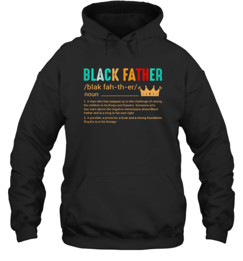Black Father Definition Hoodie