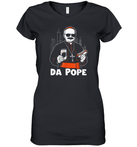Chicago Pope Leo Xiv Da Pope Women039S V Neck T Shirt