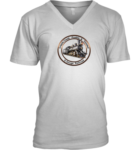 Cripple Creek Pueblo Amp Trinidad O Gauge Railroad V Neck T Shirt