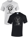 Halloween 'just A Little Ray Of Pitch Black' Printed T-shirt Skeleton Uk Seller