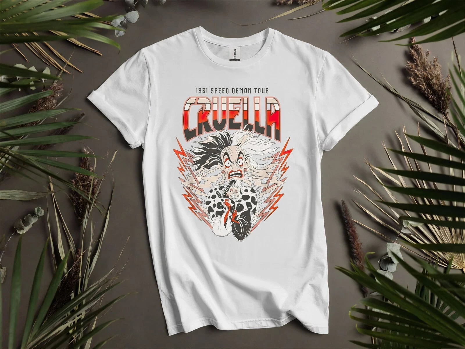 Disney Villains Cruella De Vil 1961 Speed Hoodie Tshirt Men Women Unisex Ad769