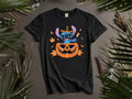 Halloween Party Stitch Poster T-shirt T Shirt Men Women Unisex Tshirt K1013