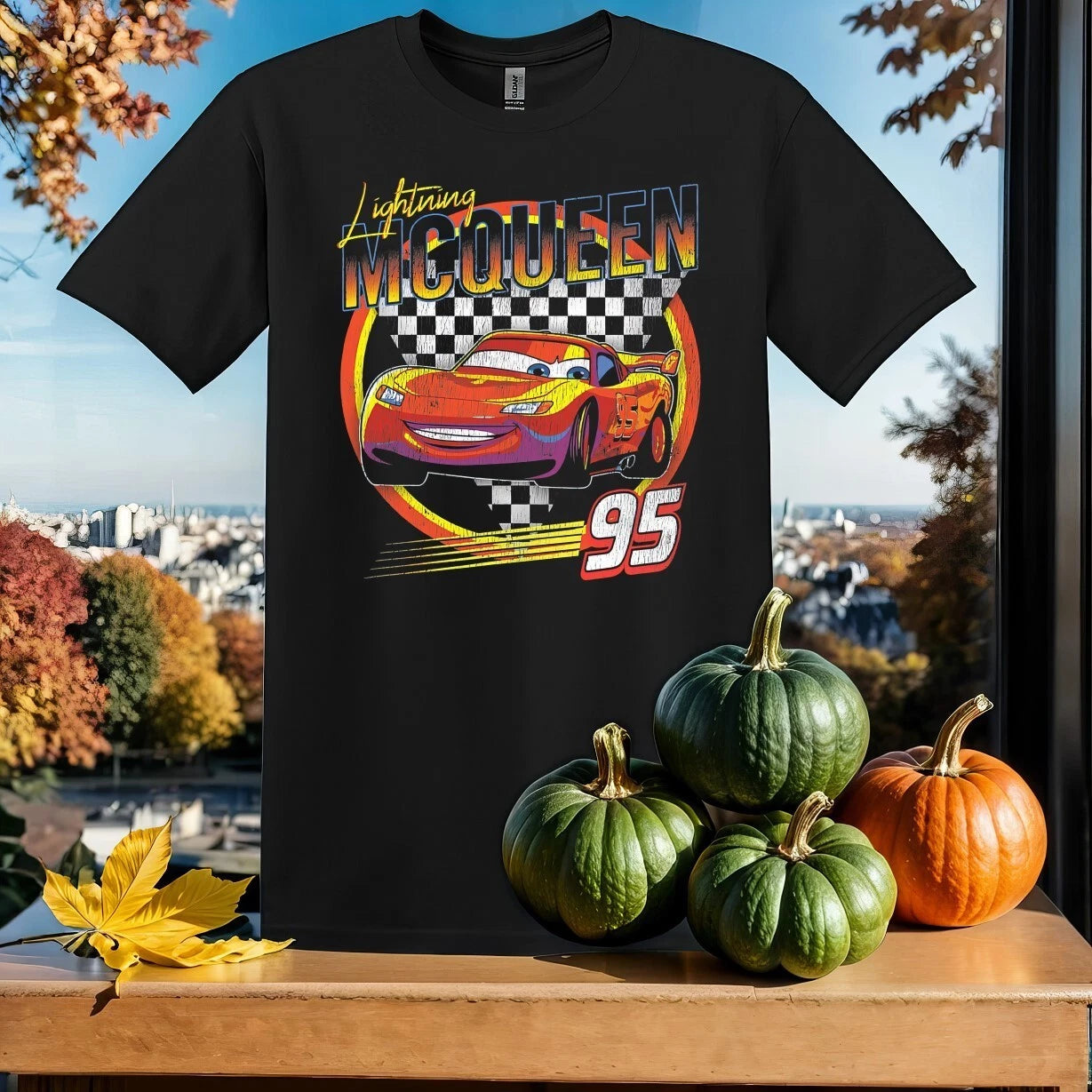 Disney Pixar Cars Lightning T-shirt T Shirt Men Women Unisex Tshirt Sy295