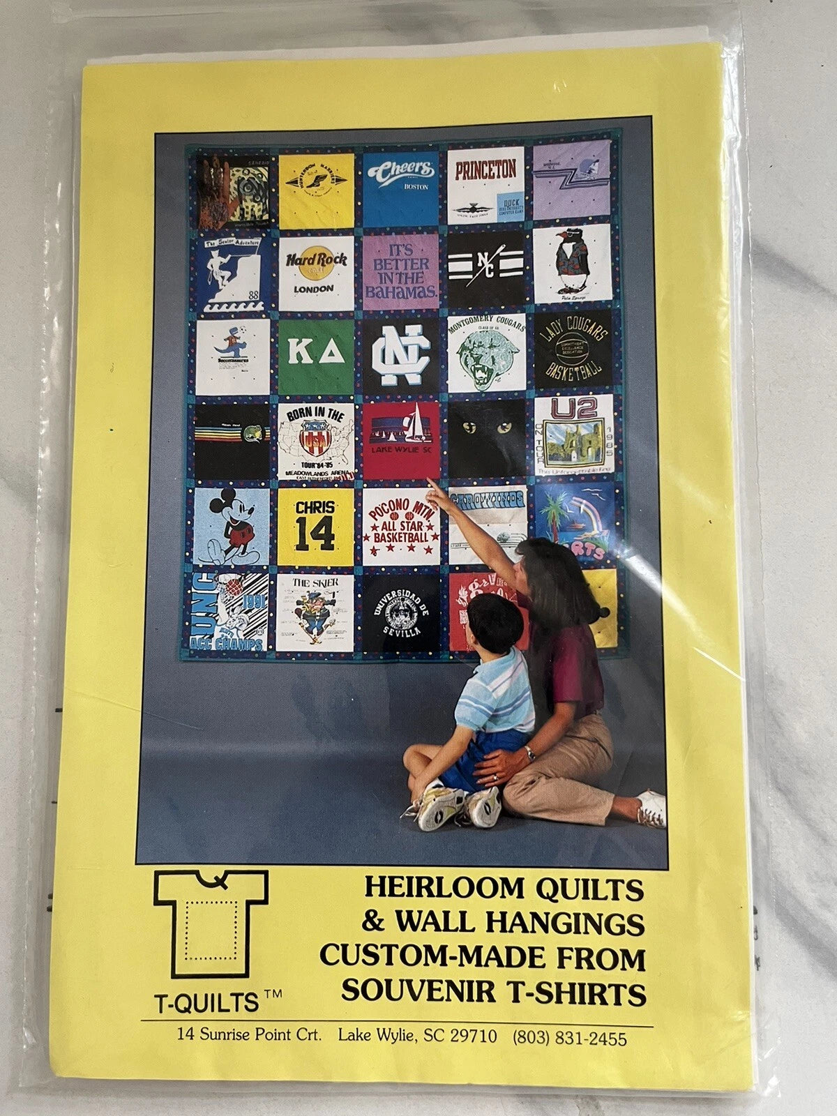 T-shirt Quilt Pattern Heirloom Quilts &amp; Wall Hanging Custom T-shirts By T Quilts