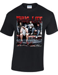 Halloween Printed T-shirt 'thug Life' Jason Freddy It Gildan Cotton Unisex Xl