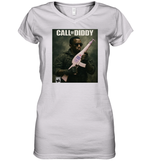 Baby Oil Call Of Diddy Women039S V Neck T Shirt