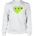 Cdg Play Heart Long Sleeve T Shirt