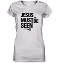 Ayomide Adetoro Jesus Must Be Seen Women039S V Neck T Shirt