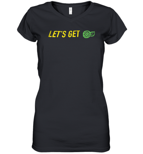 Board Game Lets Get Wild Shirt Fun Party And Tabletop Gamer Women039S V Neck T Shirt