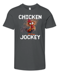 Chicken Jockey Fun Gag Novelty Premium Youth T Shirt