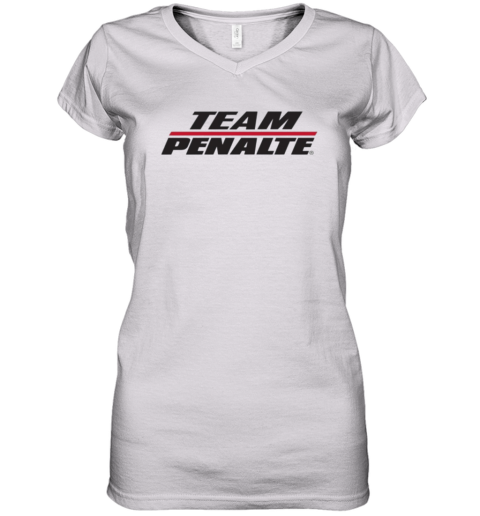 Custom Indy 500 Team Penalte Cheatske Women039S V Neck T Shirt