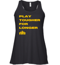 Brent Blum Play Tougher For Longer Racerback Tank