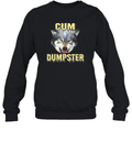 Cup Dumpster Wolf Meme Sweatshirt