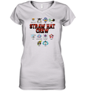 Anime Straw Hat Crew Jolly Roger Logos Women039S V Neck T Shirt