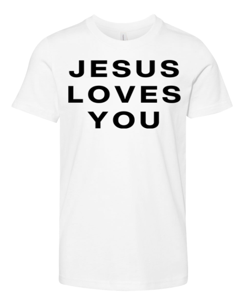 C J Stroud Jesus Loves You Premium Youth T Shirt