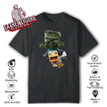A Minecraft Movie Chicken Jockey Baby Zombie Attack T Shirt