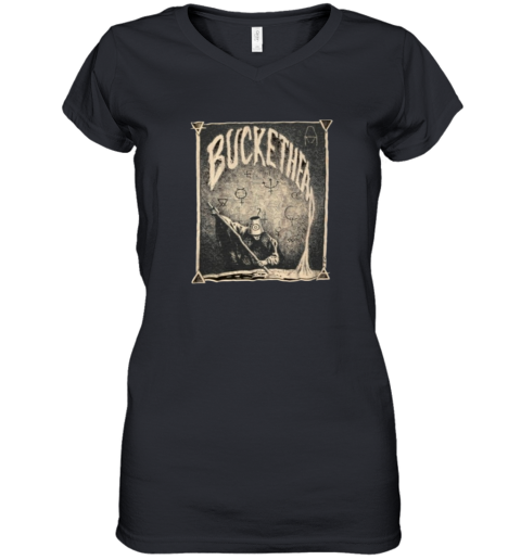 Cool Buckethead Merch Women039S V Neck T Shirt