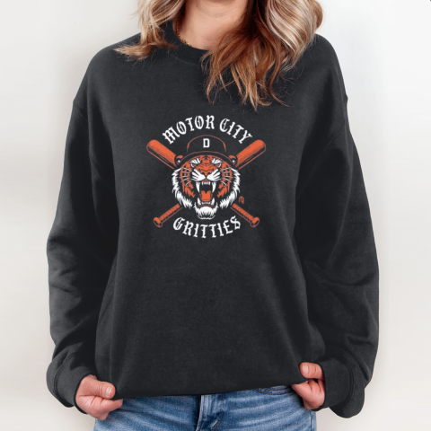Detroit Tigers Motor City Gritties Sweatshirt