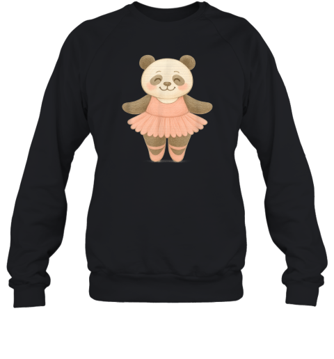 Adorable Ballerina Panda Sweatshirt