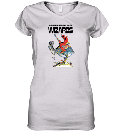 A Ralph Bakshi Film Wizards Women039S V Neck T Shirt