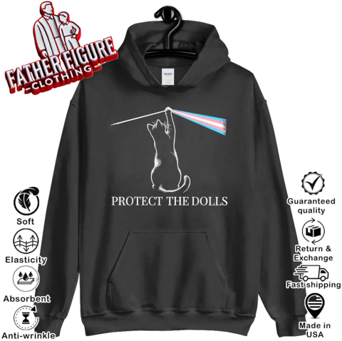 Cat Rock Music Trans Pride Protect The Dolls Hoodie