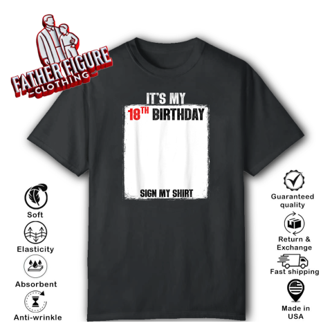 18Th Birthday Unique Signature Keepsake T Shirt