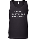 Elon Musk Wearing I Left Kyovashad Diablo Tank Top