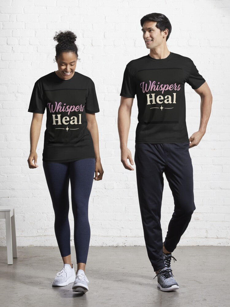Whispers Heal: Gentle Words of Comfort. Active T-Shirt