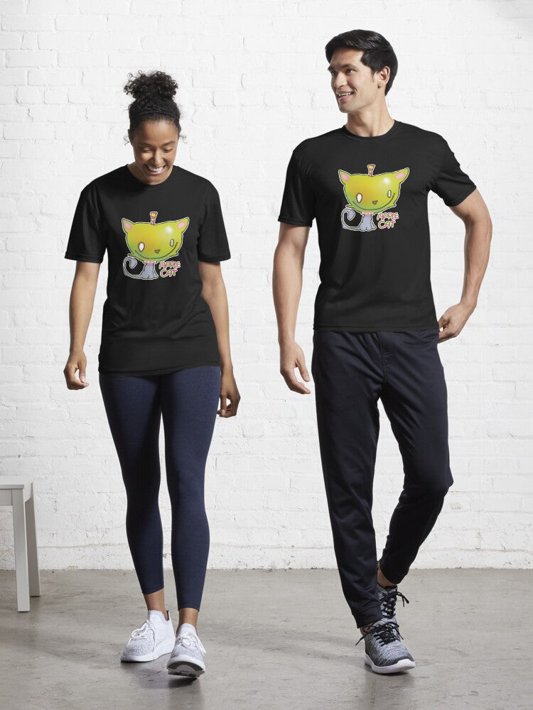 Apple Candy Cat Active T-Shirt