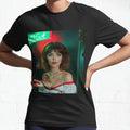 Pink Fruit Jelly Bean Neon Christmas Girl Active T-Shirt