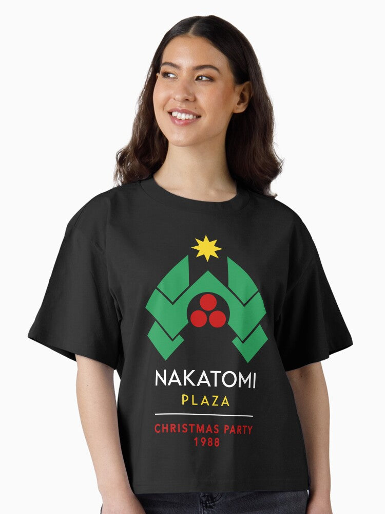 Nakatomi Plaza Christmas Party 1988 Boxy T Shirt T Shirt Viral TikTok Find Gift Ready