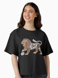 Authentic Aboriginal Art Lion Boxy T Shirt T Shirt Trending US Hot Right Now