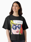 Pop Optimistic Girl Boxy T Shirt T Shirt Streetwear Style Hot Right Now