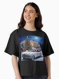 Hollywood Holidays The King s Grand Holiday Arrival Boxy T Shirt T Shirt Premium Print US Top Pick