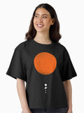 Minimal Solar System Boxy T Shirt T Shirt Aesthetic Fit Daily Comfort Wear