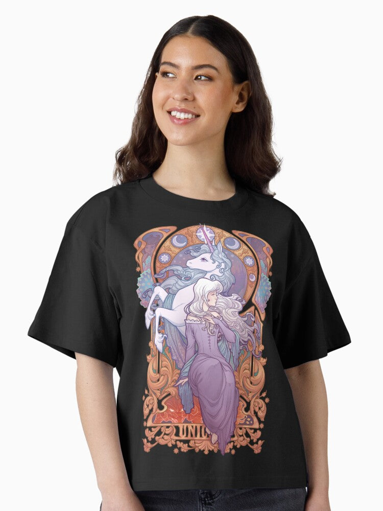 Lady Amalthea The Last Unicorn Boxy T Shirt T Shirt Comfort Fit Everyday Wear