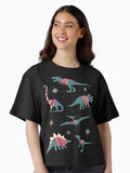 Dinos In Sweaters Boxy T Shirt Sweater Viral TikTok Find Hot Right Now