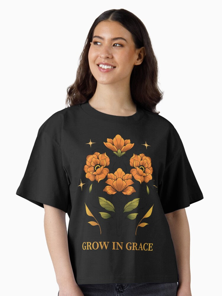 Grow in grace Boxy T Shirt T Shirt High Search Demand Hot Right Now
