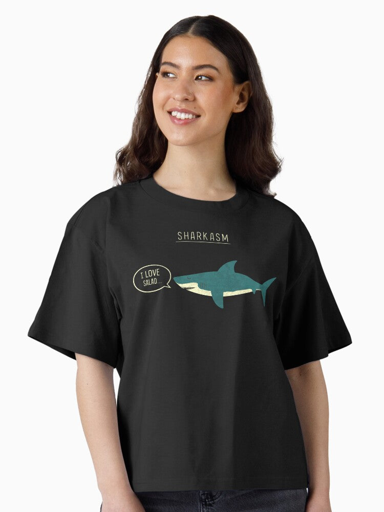 Sharkasm Boxy T Shirt T Shirt Viral TikTok Find Fan Favorite