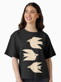 Doves in Flight Boxy T Shirt T Shirt Trending US Everyday Wear