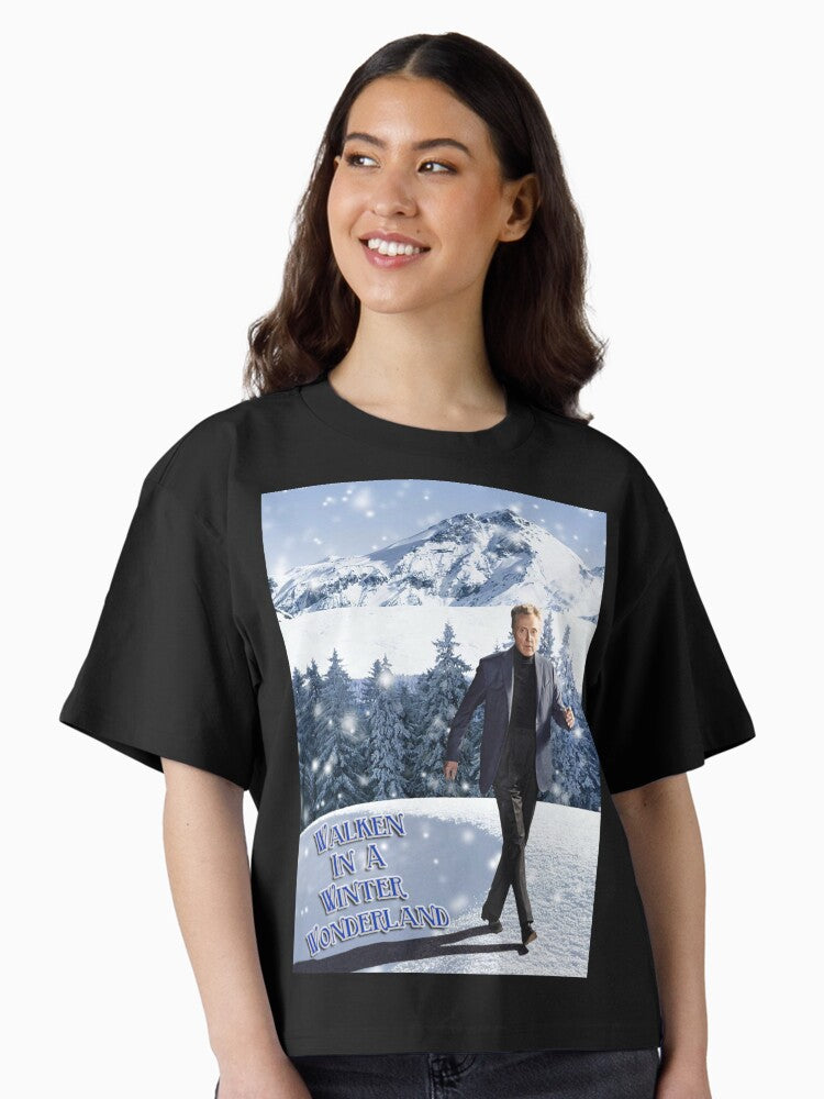 Walken In A Winter Wonderland Boxy T Shirt T Shirt Comfort Fit US Top Pick